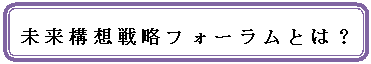 角丸四角形: 未来構想戦略フォーラムとは？